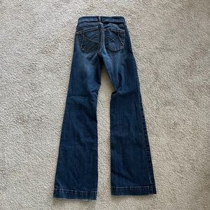 Ariat Slim Trouser Ella Wide Leg High Rise Jeans 25R